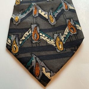 Omaggio by Robert Talbot 100% silk necktie tie 56” X 4” design #19505 Handsewn